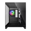 Mini Tower PC Case Cougar FV150 ARGB — Black, supports 2x120/140mm side fans, 1x120mm rear, HDD 2.5 inch/3.5 inch, 285×435×365 mm