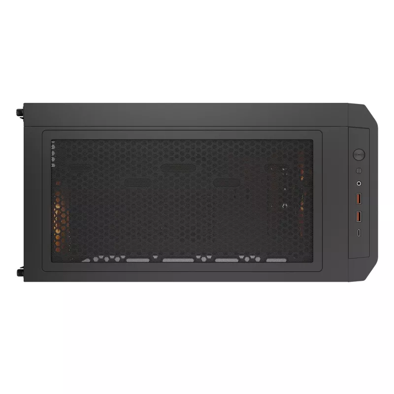 PC Midi Tower Case Cougar Airface FLO ARGB, Black — supports 2x180mm front, 1x120mm rear, 2.5/3.5 inch drives, 240×480×509 mm