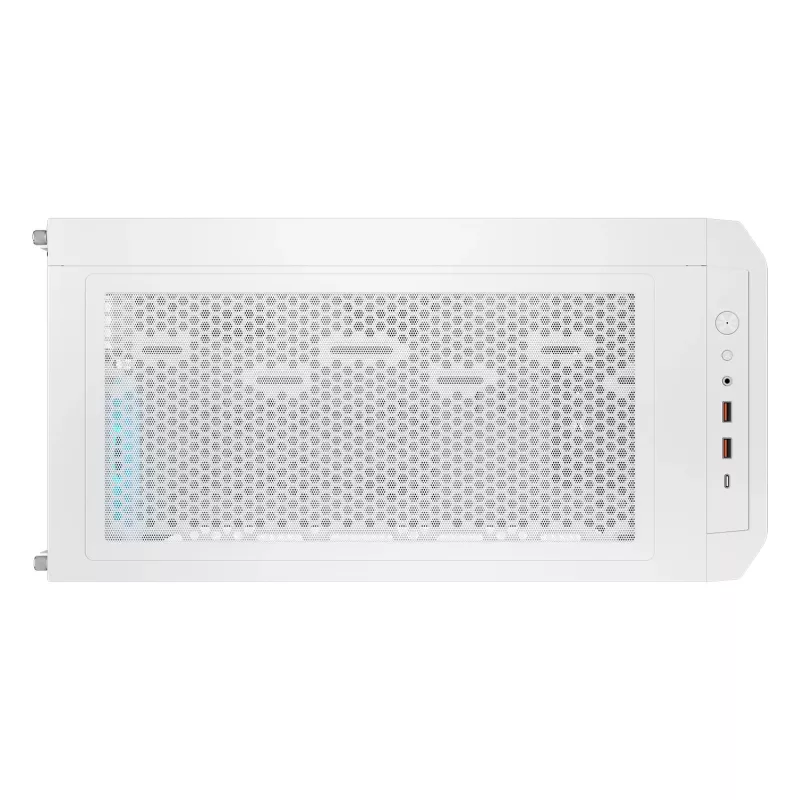 COUGAR PC Midi Tower Case Airface FLO ARGB White — 2x180mm front, 1x120mm rear, supports 2.5 inch/3.5 inch HDD, 240×480×509 mm