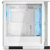 COUGAR PC Midi Tower Case Airface FLO ARGB White — 2x180mm front, 1x120mm rear, supports 2.5 inch/3.5 inch HDD, 240×480×509 mm