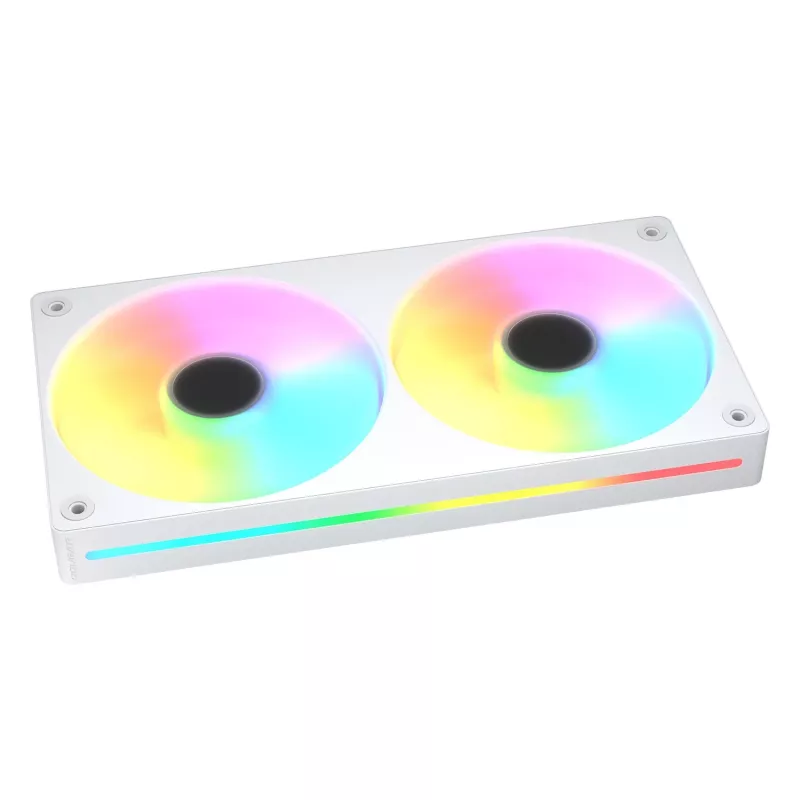 COUGAR Unity240-FB 120mm ARGB PWM Forward Fan (Single-Frame, 700–2500 RPM, FDB, 5.4 mmH2O, White)