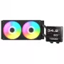 All-in-one CPU liquid cooler Cougar Poseidon Vistek Pro 240, ARGB, 120 mm fans, 700–2500 RPM, Black