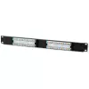 Techly Patch Panel UTP 16 Ports RJ45 Cat.5E I-PP 16-RU-C5ET, IEEE 802.3, IEEE 802.3ab, IEEE 802.3u, 10/100/1000Base-T(X), Fast Ethernet, Gigabit Ethernet, 1000 Mbit/s, RJ-45, Gold