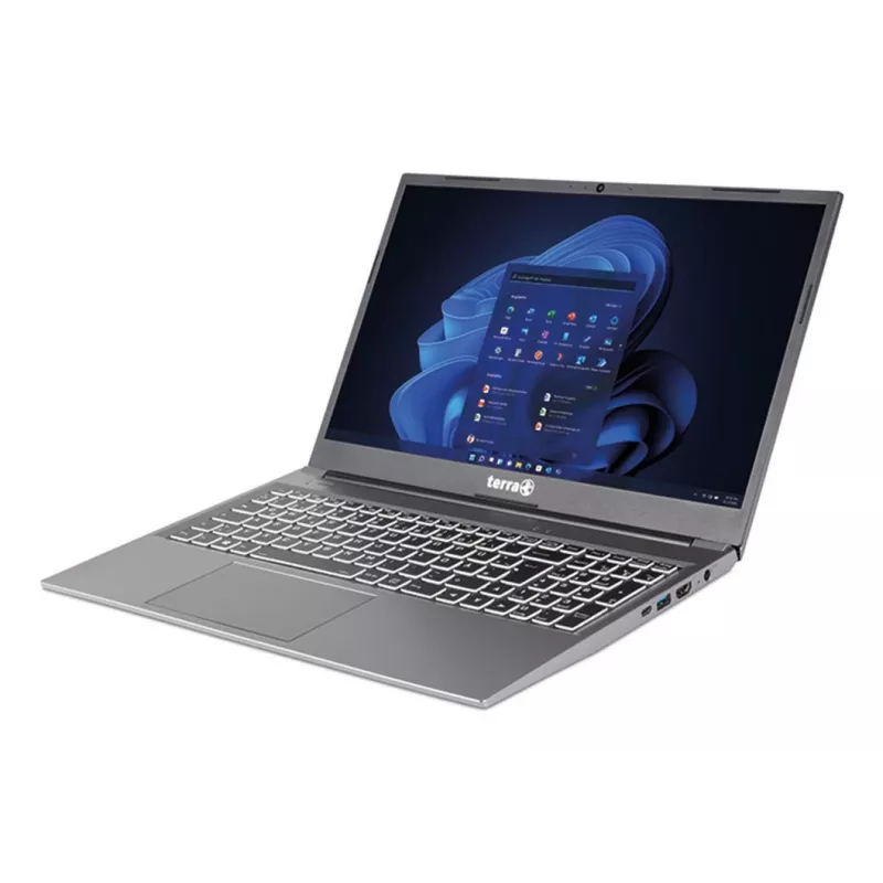 TERRA 1517R Intel® Core™ i3 i3-1315U Laptop 39.6 cm (15.6 inch) Full HD 8 GB DDR4-SDRAM 500 GB SSD Wi-Fi 6 (802.11ax) Windows 11 Pro German Grey
