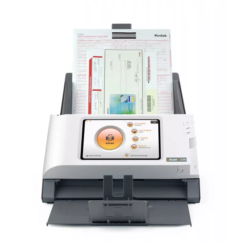 Plustek eScan A350 Essential ADF scanner 600 x 600 DPI A4 Black, White