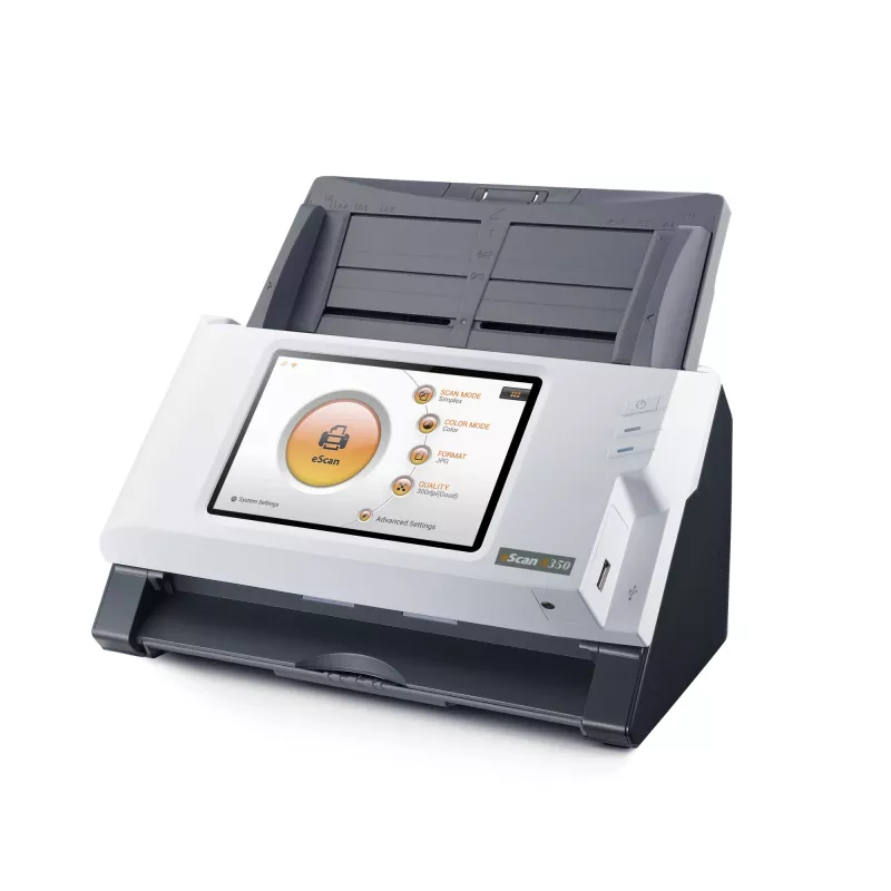 Plustek eScan A350 Essential ADF scanner 600 x 600 DPI A4 Black, White