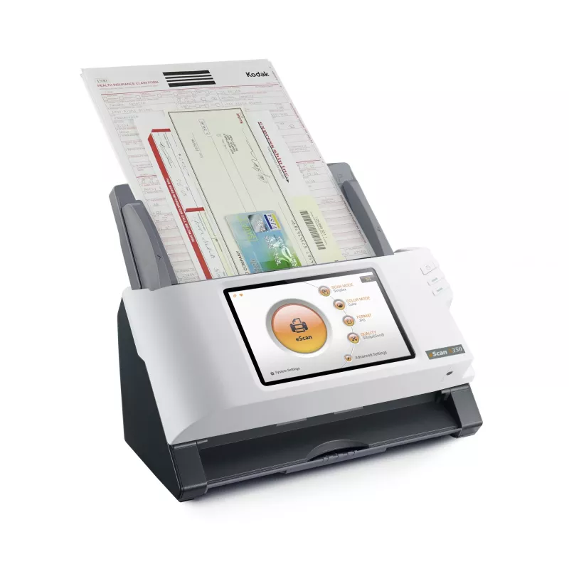 Plustek eScan A350 Essential ADF scanner 600 x 600 DPI A4 Black, White