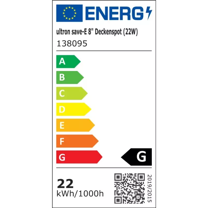 Energy-saving lamp Ultron 138095 22 W 4000 K