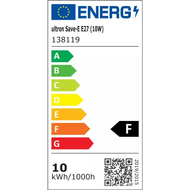 Energy-saving lamp Ultron 138119 10 W E27 3000 K