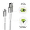 dbramante1928 re-charge Pro - BRD Cable 2.5m USB-A to Lightn -W