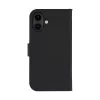 Folio leather case dbramante1928 Lynge MagSafe for iPhone 16 Plus — Black, 3 card pockets, 6.7 inch