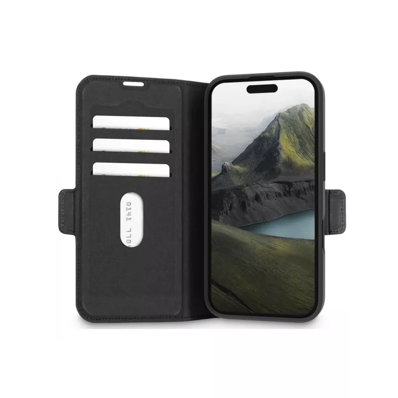 Folio phone case dbramante1928 Oslo Pro for Galaxy S24 FE, faux leather, 17 cm (6.7 inch), 5 card pockets, desktop stand