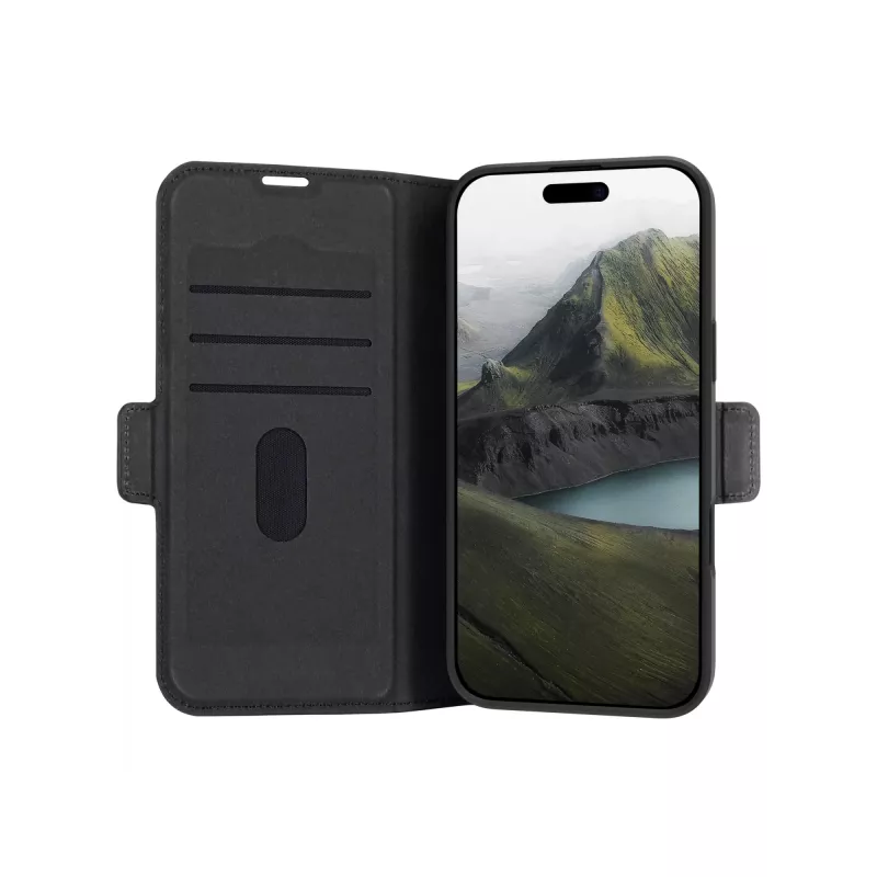Folio phone case dbramante1928 Oslo Pro for Galaxy S24 FE, faux leather, 17 cm (6.7 inch), 5 card pockets, desktop stand