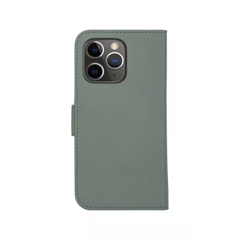 Wallet case dbramante1928 New York for iPhone 13 Pro, Green, 3 card pockets, fits 6.1 inch (15.5 cm)