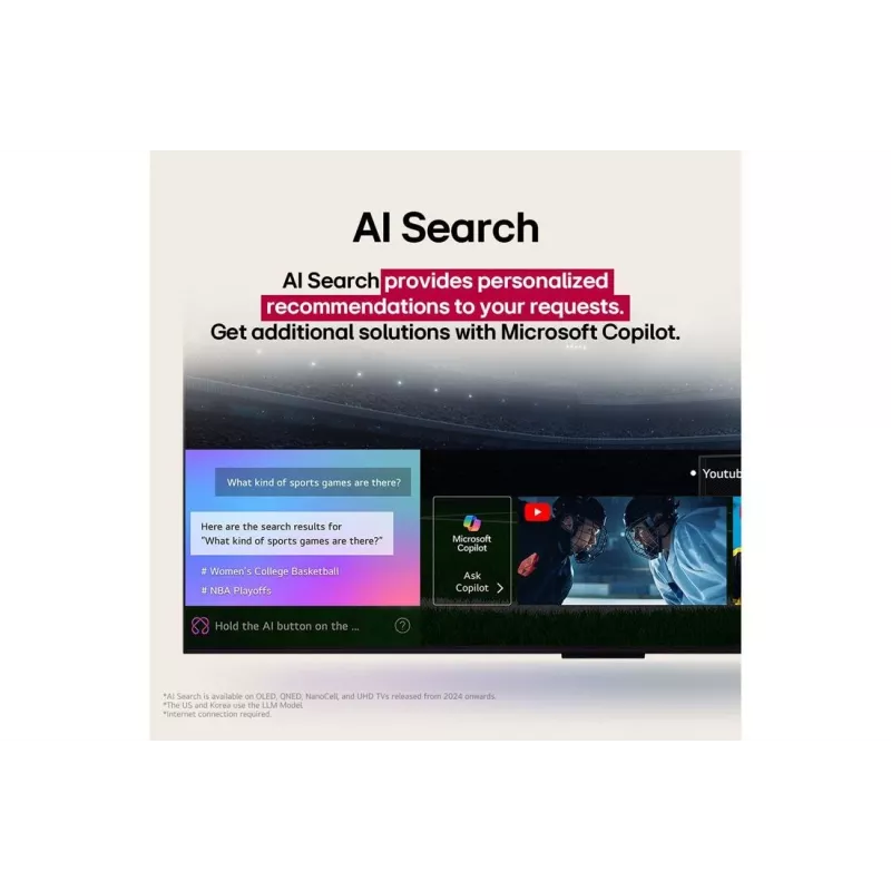 LG UHD AI 65UA75003LA TV 165.1 cm (65 inch) 4K Ultra HD Smart TV Wi-Fi Black