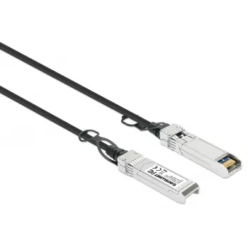 Intellinet 3m 10G SFP+ Passive Direct Attach Copper Twinax Cable 30AWG MSA SFP-H10GB-CU3M compatible