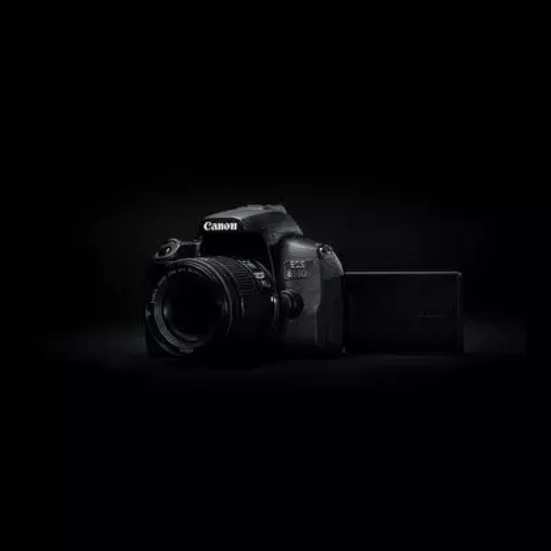 Canon EOS 850D SLR Camera Kit 24.1 MP CMOS 6000 x 4000 pixels Black