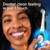 Electric toothbrush BRAUN iO2 — rechargeable adult toothbrush, 3 modes, pressure sensor, 2 brush heads, Forest Green