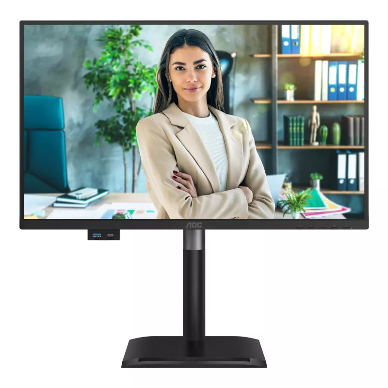AOC 24P4CV computer monitor 60.5 cm (23.8 inch) 1920 x 1080 pixels Full HD LED Black
