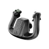 Flight base MOZA MFY YOKE — black ABS and alloy steel flight base, 142.5×202×313 mm