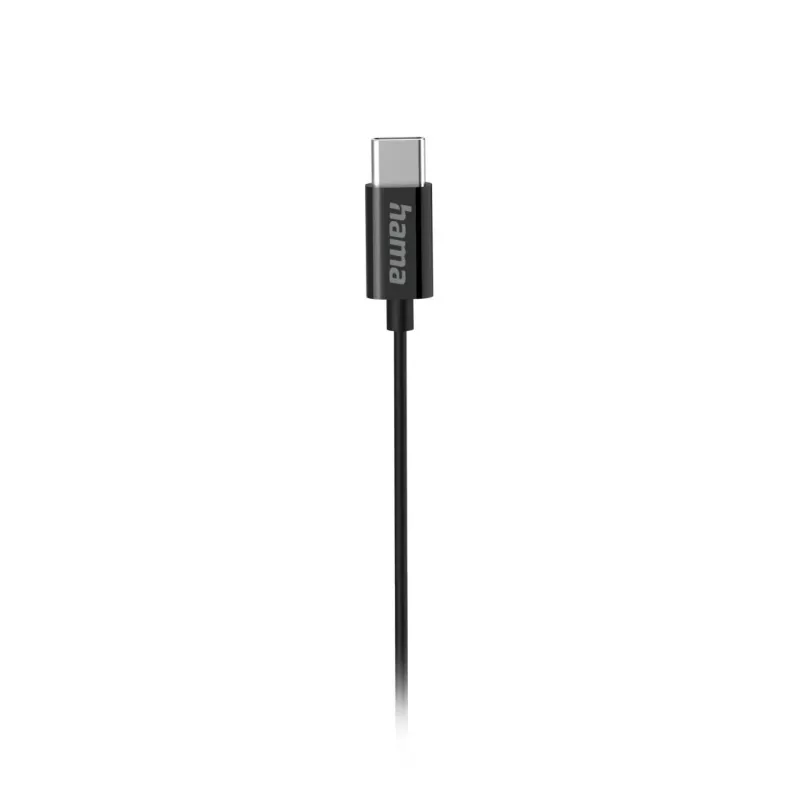Hama Curly Headset Wired In-ear Calls/Music USB Type-C Black