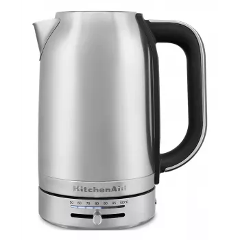 KitchenAid 5KEK1701ESX electric kettle 1.7 L 2400 W Black, Stainless steel