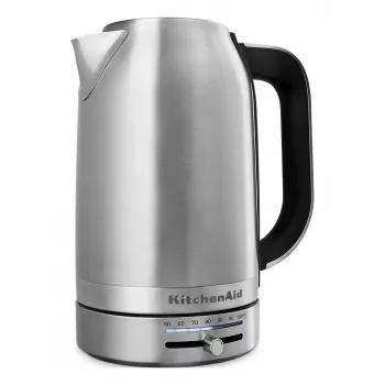 KitchenAid 5KEK1701ESX electric kettle 1.7 L 2400 W Black, Stainless steel