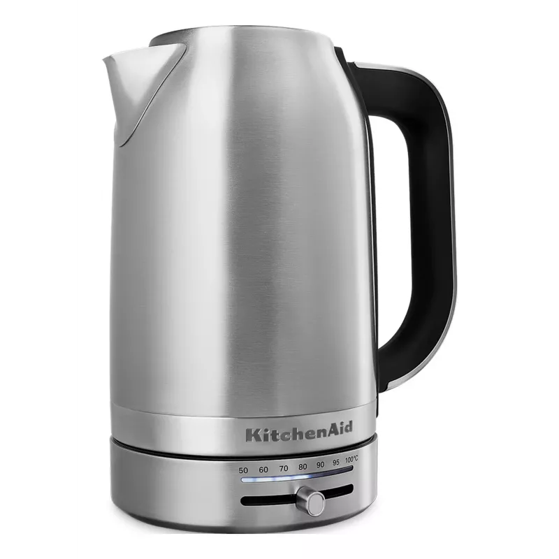 KitchenAid 5KEK1701ESX electric kettle 1.7 L 2400 W Black, Stainless steel