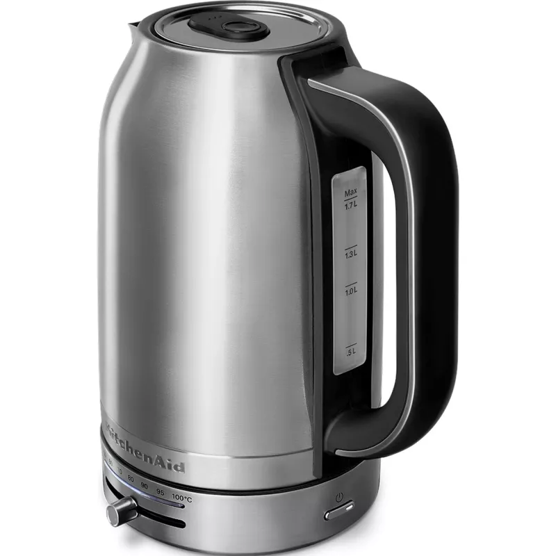 KitchenAid 5KEK1701ESX electric kettle 1.7 L 2400 W Black, Stainless steel