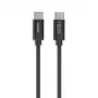 Hama Fabric USB cable USB 2.0 1.5 m USB C Black
