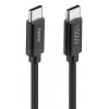 Hama Fabric USB cable USB 2.0 1.5 m USB C Black