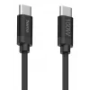 Hama Fabric USB cable USB 2.0 1.5 m USB C Black