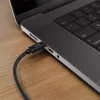 Hama Fabric USB cable USB 2.0 1.5 m USB C Black