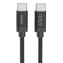 Hama Fabric USB cable USB 2.0 3 m USB C Black