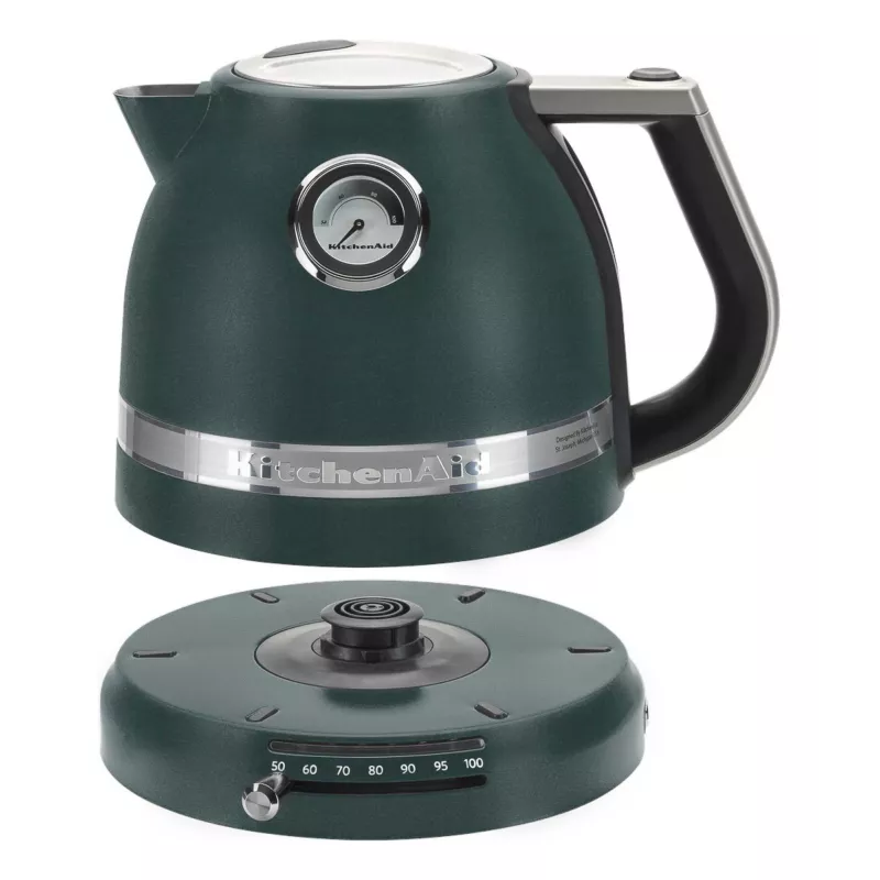 KitchenAid 5KEK1522EPP electric kettle 1.5 L 2400 W Black, Blue, Stainless steel