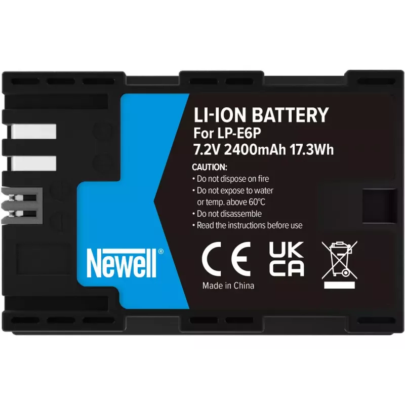 Battery Newell LP-E6P for Canon, 7.2V 2000mAh, rechargeable camera battery