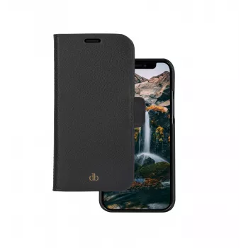 Folio phone case dbramante1928 New York for iPhone 11/XR — Night Black, 6.1 inch (15.5 cm), 3 card pockets