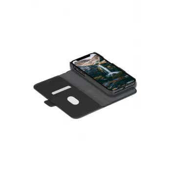Folio phone case dbramante1928 New York for iPhone 11/XR — Night Black, 6.1 inch (15.5 cm), 3 card pockets