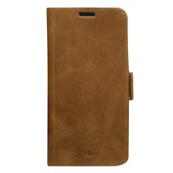 Folio phone case dbramante1928 Copenhagen Slim for Samsung Galaxy S22, 6.1 inch screen, tan, desktop stand