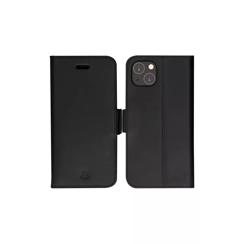 Wallet case dbramante1928 Copenhagen for iPhone 14 Plus (6.7 inch) — Black, 3 card pockets, desktop stand