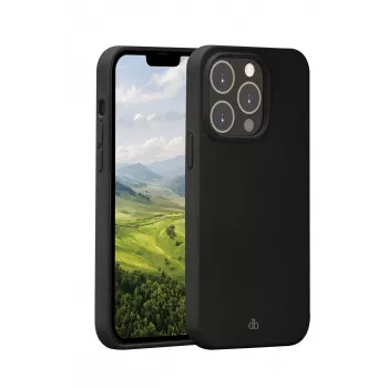 Leather cover dbramante1928 Costa Rica for iPhone 14 Pro — Night Black, fits 6.1 inch / 15.5 cm screens