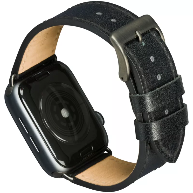 dbramante1928 Copenhagen - Watch Strap 44mm - Black/Space Grey