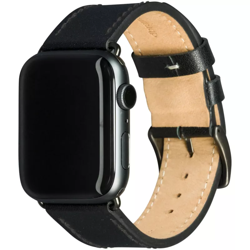 dbramante1928 Copenhagen - Watch Strap 44mm - Black/Space Grey