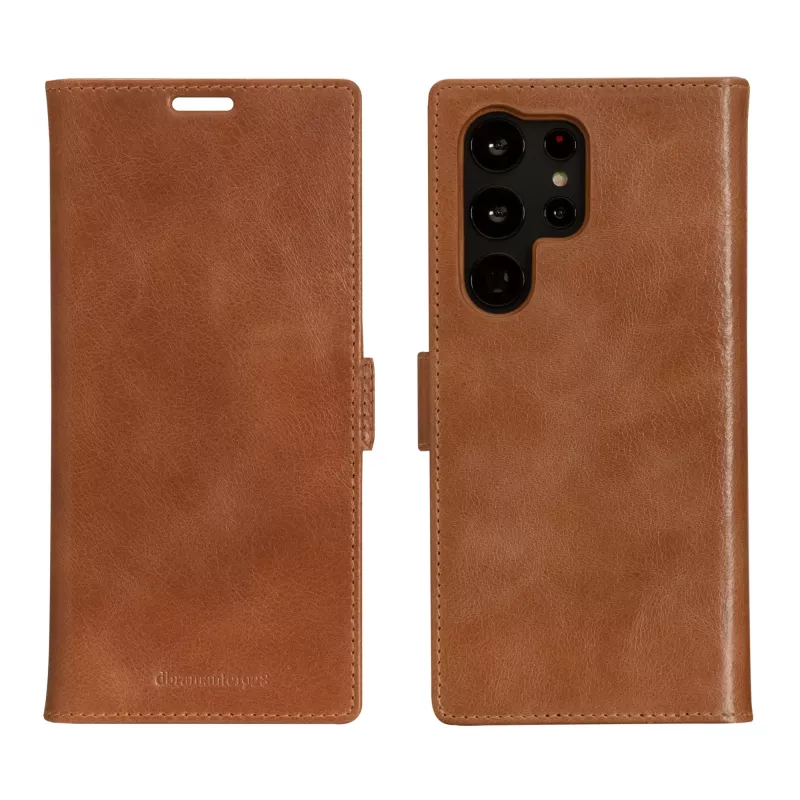 Folio phone case dbramante1928 Lynge for Samsung Galaxy S23 Ultra, tan, 3 card pockets, fits 17.3 cm (6.8 inch) screen