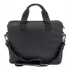 Manhattan London Laptop Bag 12.5 inch, Top Loader, Black, LOW COST, Accessories Pocket, Shoulder Strap (removable), Notebook Case, Three Year Warranty