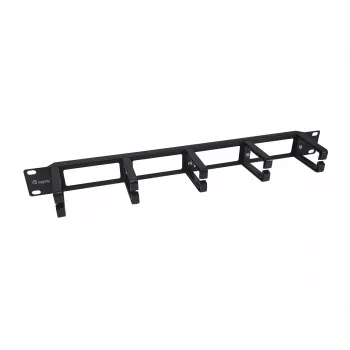 Equip 19 inch Rack Mount Cable Management Panel, Black