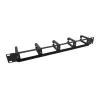 Equip 19 inch Rack Mount Cable Management Panel, Black