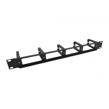 Equip 19 inch Rack Mount Cable Management Panel, Black