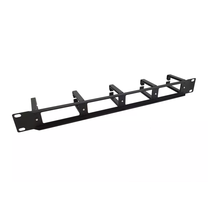 Equip 19 inch Rack Mount Cable Management Panel, Black