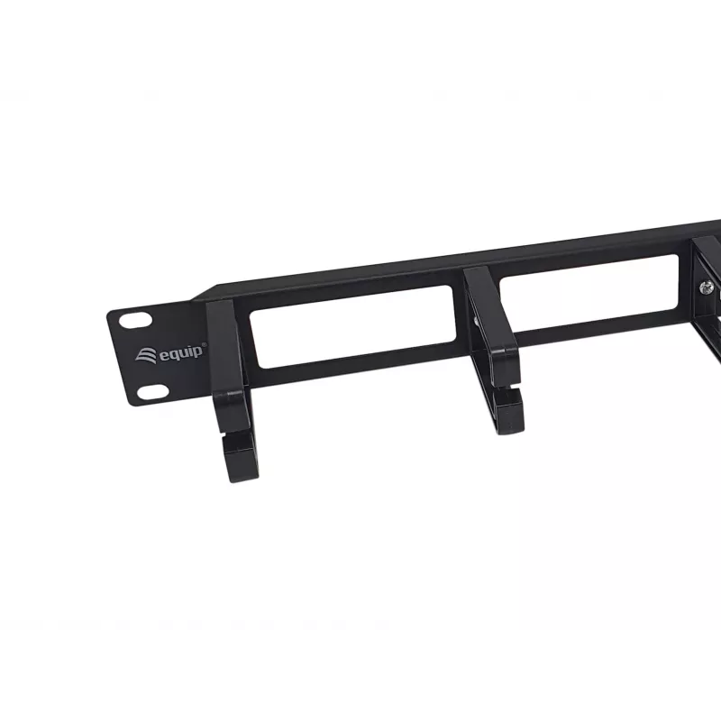 Equip 19 inch Rack Mount Cable Management Panel, Black